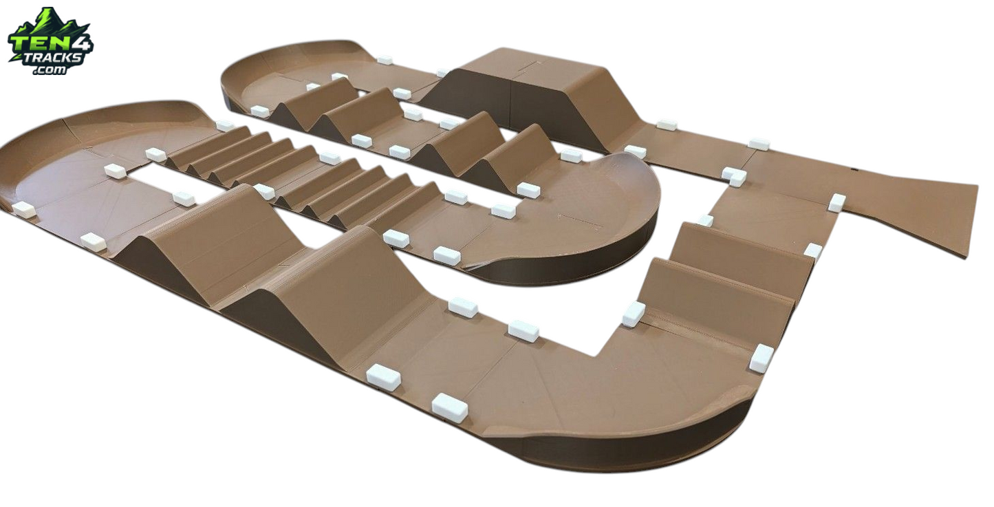 Dirt Brown - Toy Supercross Starter Kit